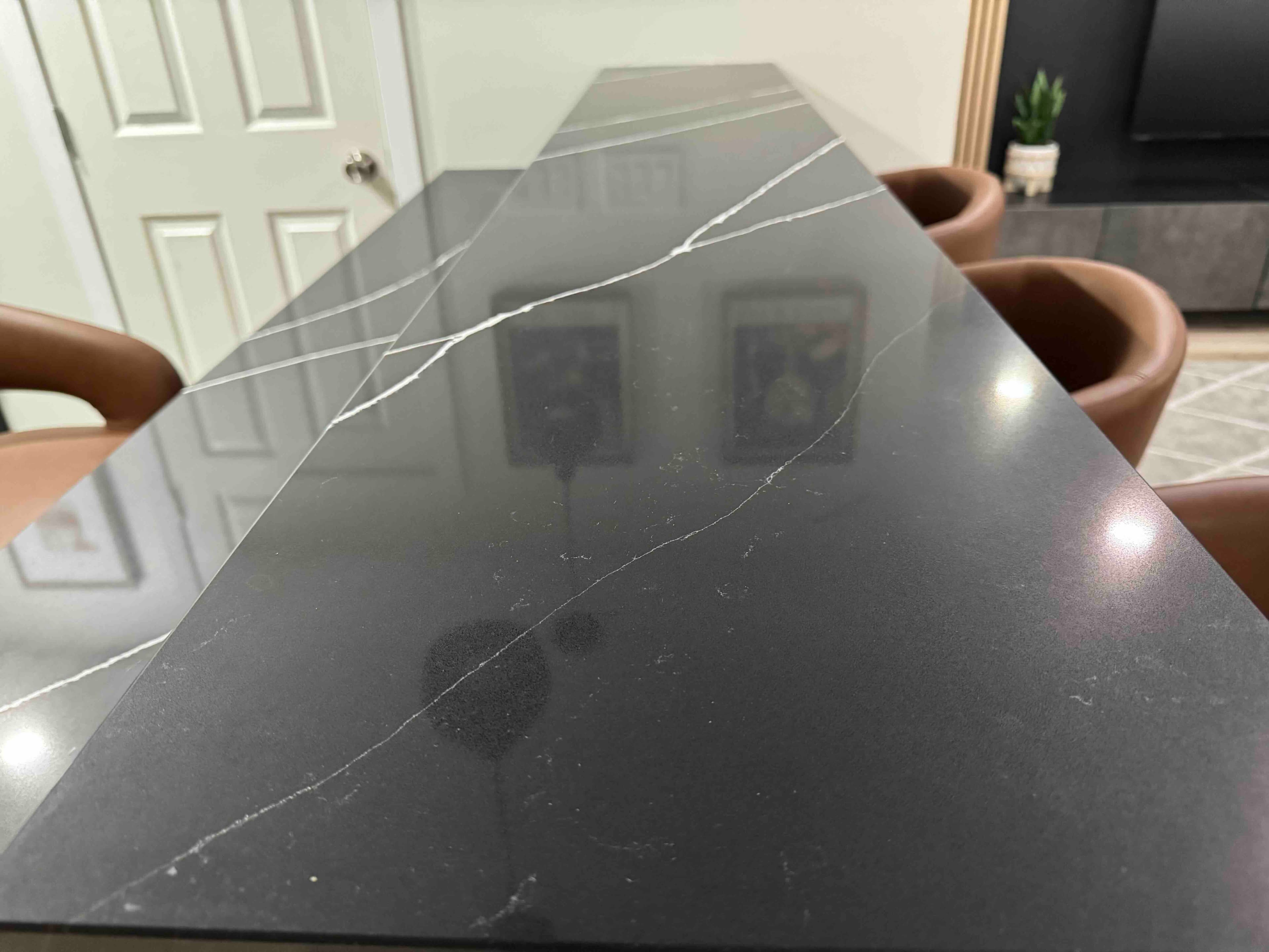 Empira Black Quartz countertop — Lower-level wet bar in Linden Woods, Winnipeg