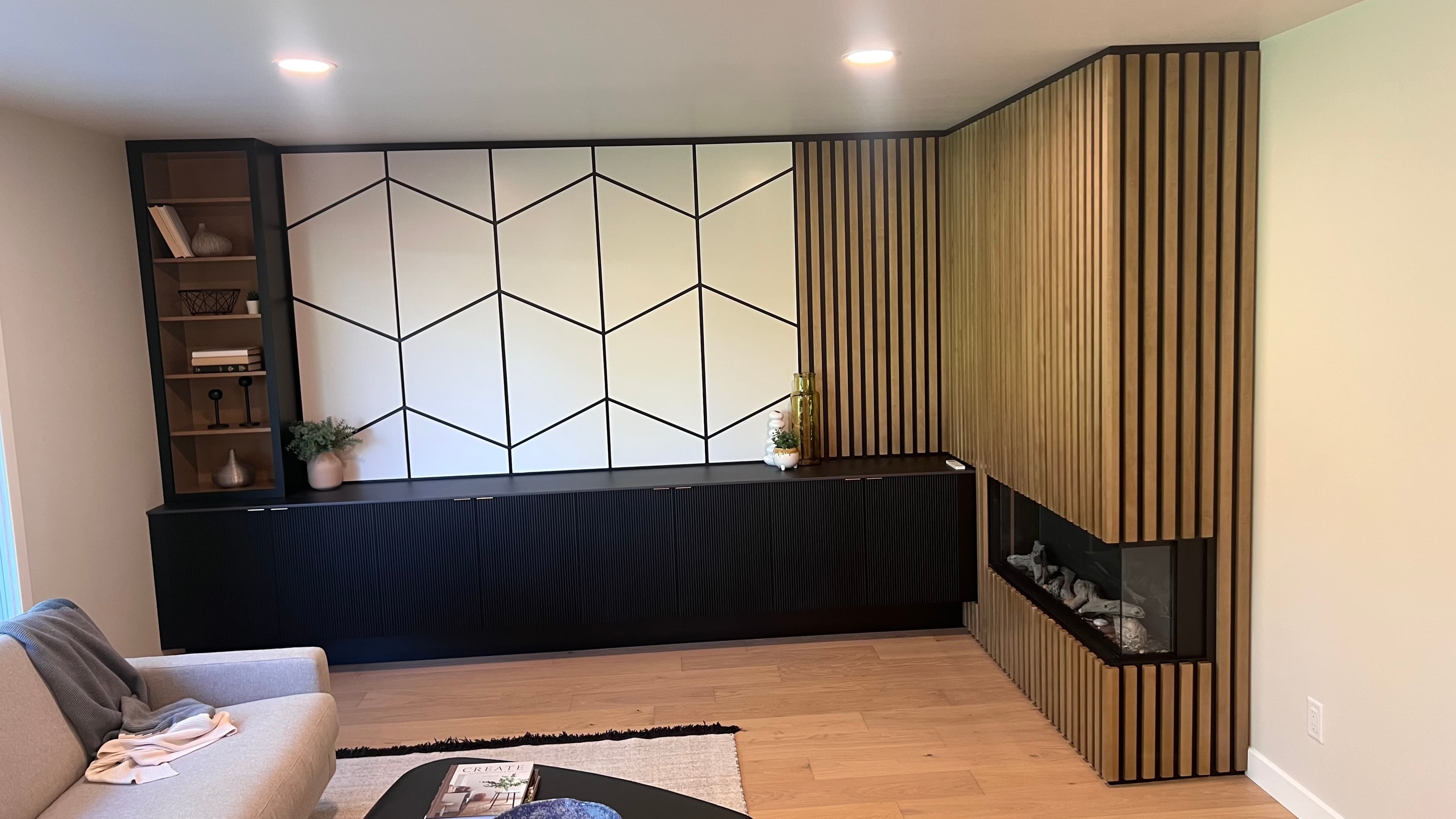 Calacatta Gold Quartz countertop — Kitchen + butler's pantry in Tuxedo, Winnipeg